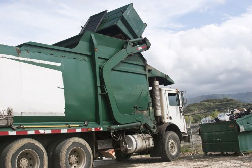 Properly placed skip ensuring community safety and cleanliness