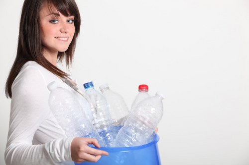 Different types of waste in a grab hire bin