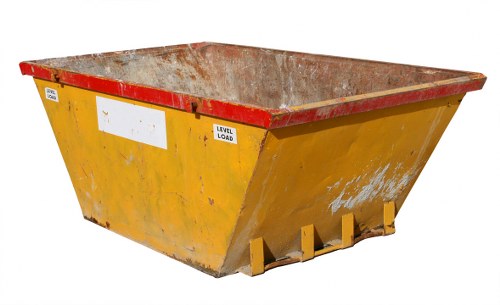 Cubic-yard skip illustration showing different skip sizes