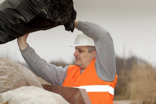 Residential skip placement on a property in Archway
